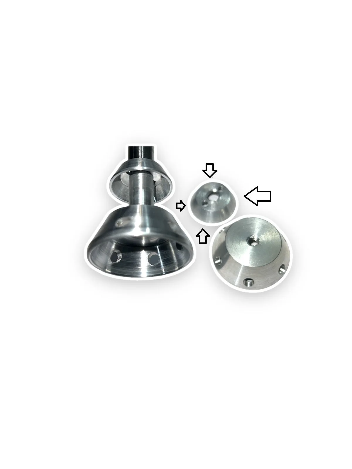 Caneca Cõnica Para Batedores de Milk Shake Pequena - Acessórios